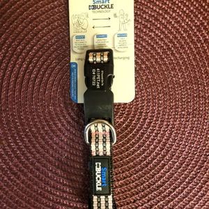 New Smart Buckle M Pink Dog Collar